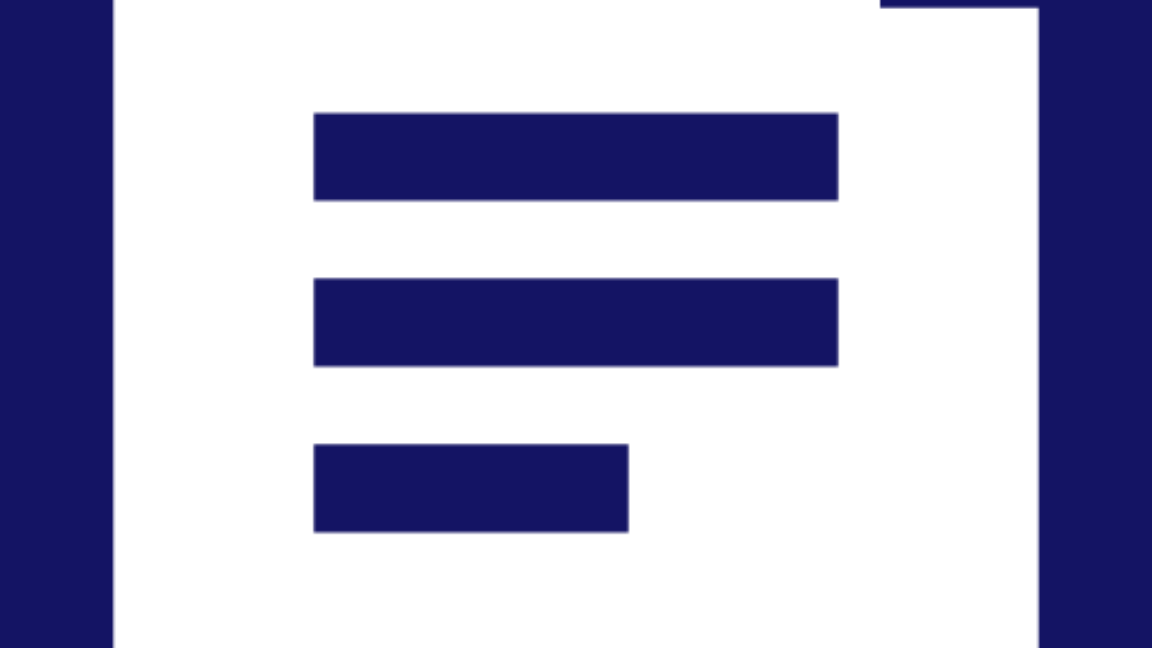 Document with lines on