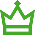 Green crown icon