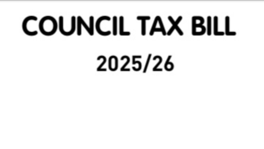 council tax bill 2025 / 26