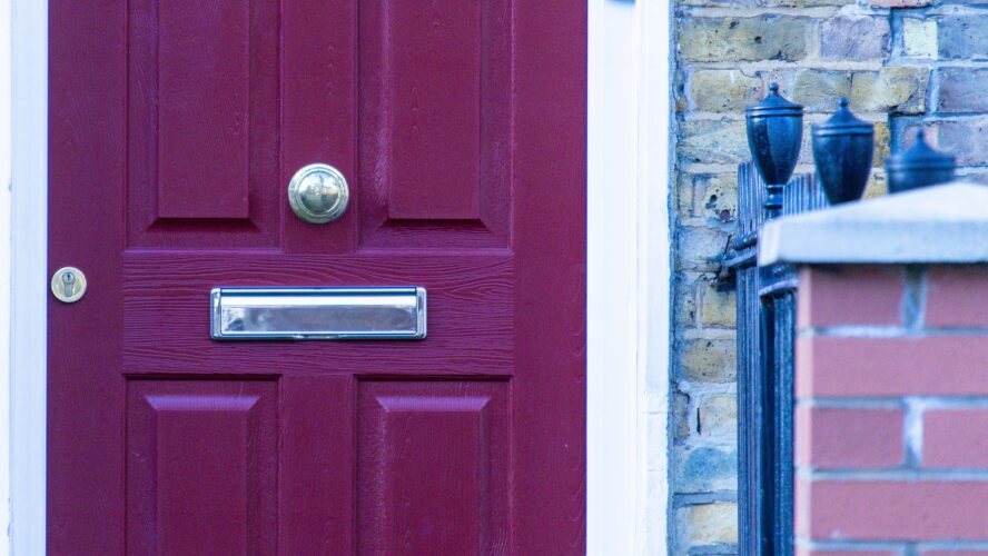 Red Front door