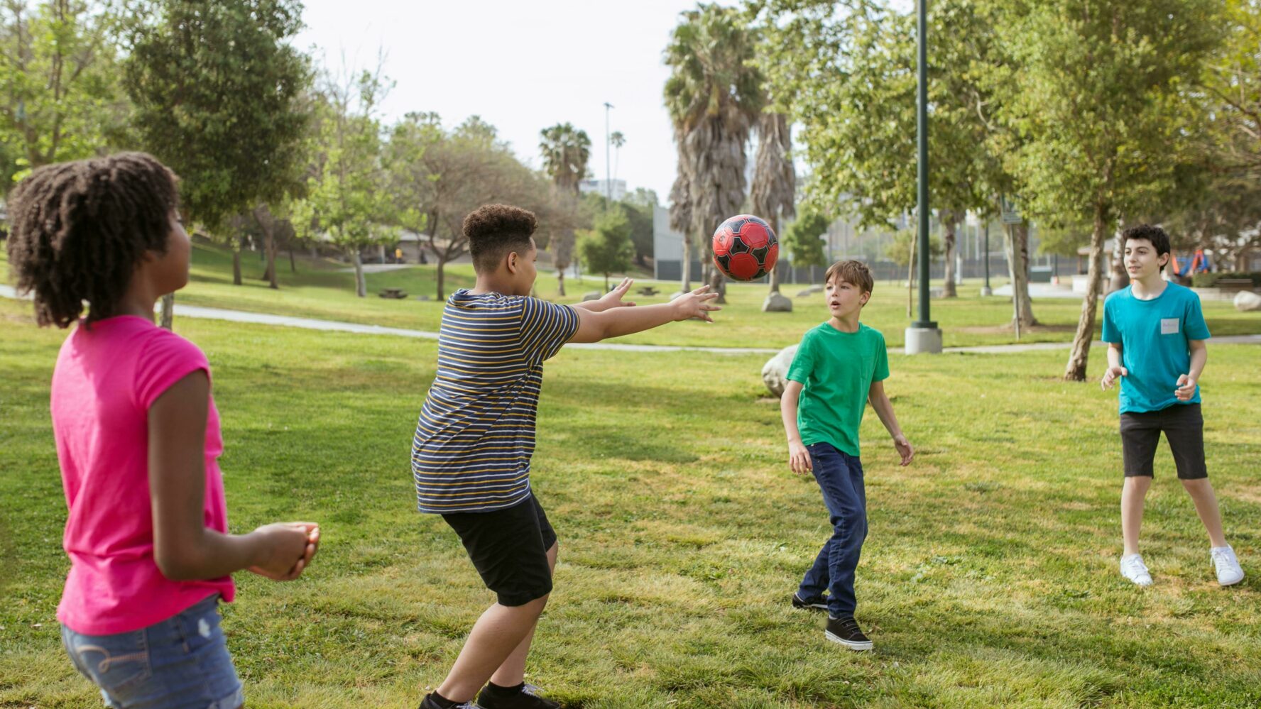 children playing