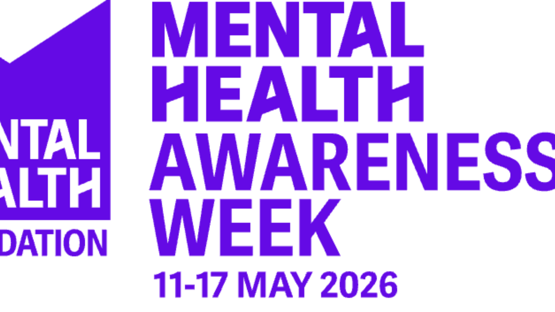 Purple Mental Health Awareness Week logo 2026