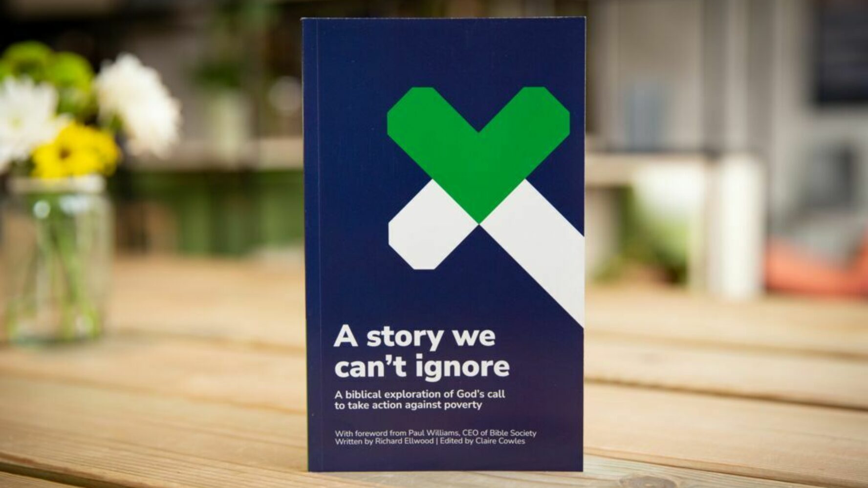 Navy book with the title 'A story we can't ignore'
